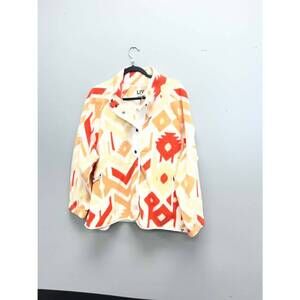 NEW LIV OUTDOORS women's dusk printed jacket in nectarine
